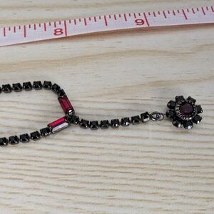 Mystical Black and Red Necklace